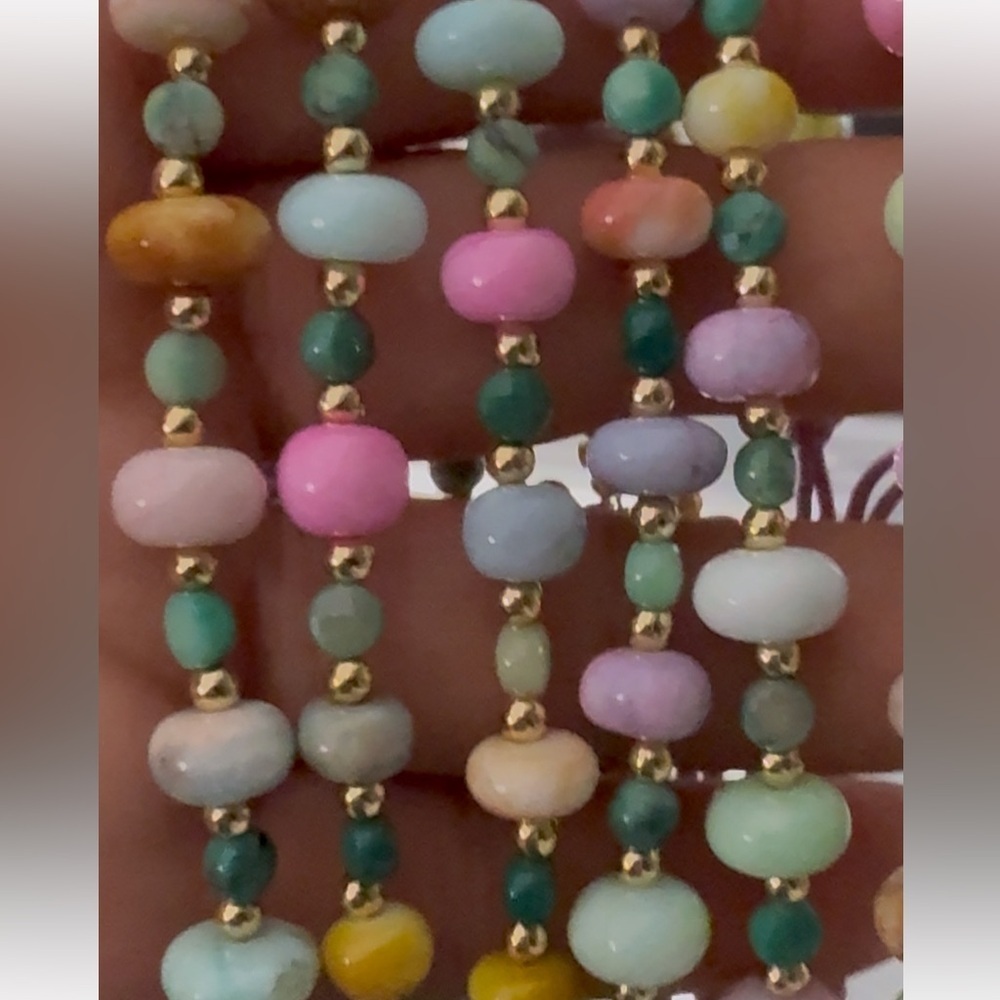 Colorful Opal Beaded Bracelets - Picture 4 of 8